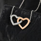 litzzy Litzzy Interlocking Hearts Necklace To my Mom, I always know, In the end you'll always be there for me, Mothers day Jewelry, Gifts set Jewelry   