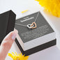 litzzy To My Soulmate - You are the greatest gift - Interlocking Heart Necklace - Necklace Gift For Her, Wife, Girlfriend, Anniversary, Wedding, Valentine, Birthday with Message Card Jewelry   
