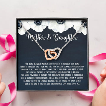 litzzy Mother Daughter Necklace Mother's Day Gift - To My Daughter Necklace - Litzzy Mother Day Gift Jewelry   