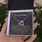 litzzy Always keep me in your heart, Litzzy To My Daughter Jewelry Standard Box  