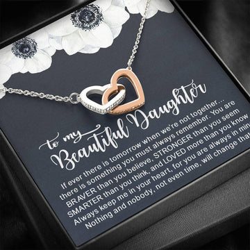 litzzy Always Keep Me In Your Heart, Litzzy To My Beautiful Daughter Jewelry   
