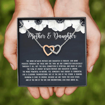litzzy Mother Daughter Necklace Mother's Day Gift - To My Daughter Necklace - Litzzy Mother Day Gift Jewelry Standard Box  