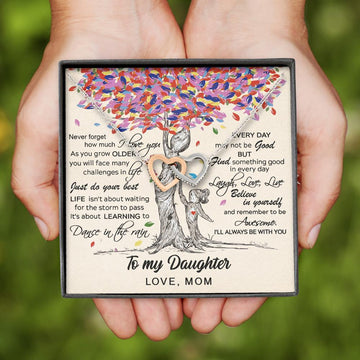 litzzy Dance In The Rain, Litzzy To My Daughter Jewelry Standard Box  