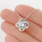 litzzy Litzzy Love Knot Necklace To my Mom, You're The World From Son Jewelry   