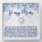 litzzy I Was Raised By You, Litzzy To My Mom Love Knot Necklace Jewelry Default Title  