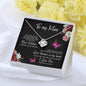 litzzy Litzzy Love Knot Necklace To My Mom, Time May Fly Mothers Day Jewelry, Necklace gifts set from Son, Daughter Jewelry   