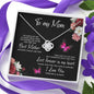 litzzy Litzzy Love Knot Necklace To My Mom, Time May Fly Mothers Day Jewelry, Necklace gifts set from Son, Daughter Jewelry   