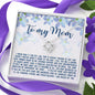 litzzy I Was Raised By You, Litzzy To My Mom Love Knot Necklace Jewelry   