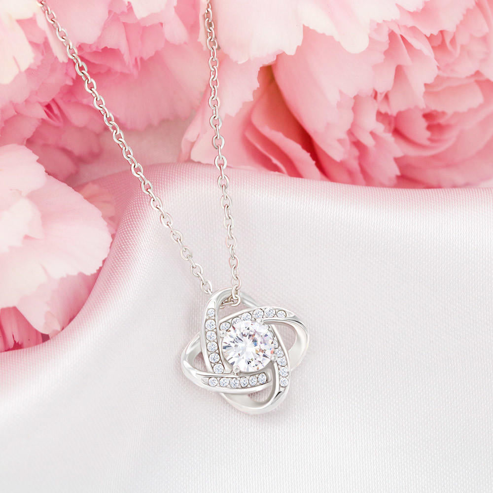 litzzy Dear Love Always Have Always Will Love Knot Necklace - Gifts For Wife Necklace Valentines Day Custom Made Romantic Gift For My Best Wife Ever Jewelry   