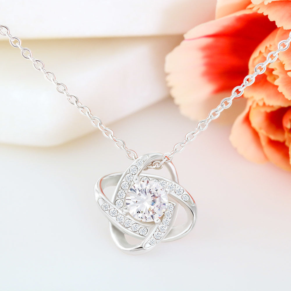 litzzy Dear Love Always Have Always Will Love Knot Necklace - Gifts For Wife Necklace Valentines Day Custom Made Romantic Gift For My Best Wife Ever Jewelry   
