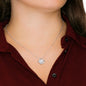 litzzy Litzzy Love Knot Necklace To my Mom, You're The World Gift From Daughter Jewelry   