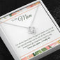 litzzy Litzzy Love Knot Necklace To My Mom, I Love You Mom I Really Do Mothers Day Jewelry, Necklace gifts set from Son, Daughter Jewelry   