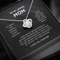 litzzy Litzzy Love Knot Necklace To my Mom, You're The World From Son Jewelry   