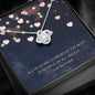 litzzy Litzzy Love Knot Necklace To my Mom, All of Us are guarded by the most powerful of all Angels Mothers day Jewelry, Gifts set Jewelry   