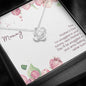 litzzy Litzzy Love Knot Necklace To my Mom, Mommy Snuggled in Your Tummy  Mothers Day Jewelry, Necklace gifts set from Son, Daughter Jewelry   