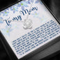 litzzy I Was Raised By You, Litzzy To My Mom Love Knot Necklace Jewelry   