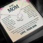litzzy Litzzy Love Knot Necklace To My Mom, Embrace Necklace for Mom from Son Jewelry Two Tone Box  