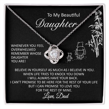 litzzy Believe In Yourself, Litzzy To My Daughter Jewelry Two Toned Box  