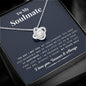 litzzy To My Soulmate - My Other Half - Gift For Valentine, Birthday, Anniversary - Necklace Gift For Her, Wife, Girlfriend, Anniversary, Wedding, Valentine, Birthday with Message Card Jewelry Two Toned Box  