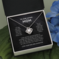 litzzy Litzzy Love Knot Necklace To Our Mom, You're The World From Son And Daughter Jewelry   