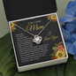 litzzy Litzzy Love Knot Necklace To my Mom, You're The World Gift From Daughter Jewelry   