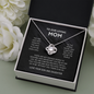 litzzy Litzzy Love Knot Necklace To Our Mom, You're The World From Son And Daughter Jewelry   