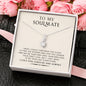 litzzy To My Soulmate - Valentine Gift For Wife Future Wife Girlfriend - Alluring Necklace - Necklace Gift For Her, Wife, Girlfriend, Anniversary, Wedding, Valentine, Birthday with Message Card Jewelry   