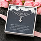 litzzy To my Soulmate - I’m Not Perfect - Gift For Valentine, Mother's Day, Birthday, Anniversary - Alluring Necklace - Necklace Gift For Her, Wife, Girlfriend, Anniversary, Wedding, Valentine, Birthday with Message Card Jewelry   