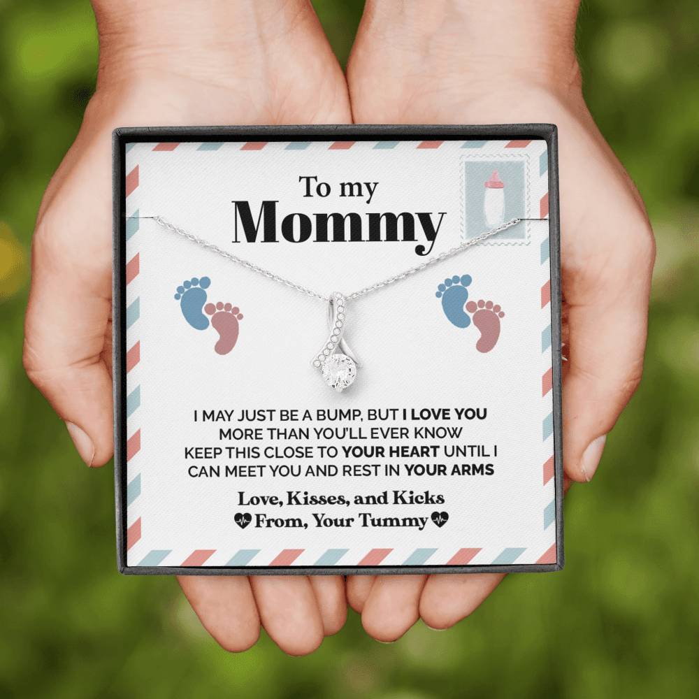 litzzy To My Mommy - Alluring Necklace - Love, Kisses, and Kicks Jewelry   