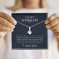 litzzy To My Soulmate - I Got Something Right - Mother's Day Gift For Wife Girlfriend Future Wife - Alluring Necklace - Necklace Gift For Her, Wife, Girlfriend, Anniversary, Wedding, Valentine, Birthday with Message Card Jewelry   