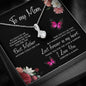 litzzy Litzzy Alluring Beauty Necklace To my Mom, You are the best mother anyone could ask for Mothers Day Jewelry, Necklace gifts set from Son, Daughter Jewelry   