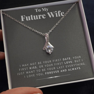 litzzy To My Future Wife - Love Of Life - Litzzy Alluring Beauty Necklace - Necklace for Wife from Husband Jewelry   