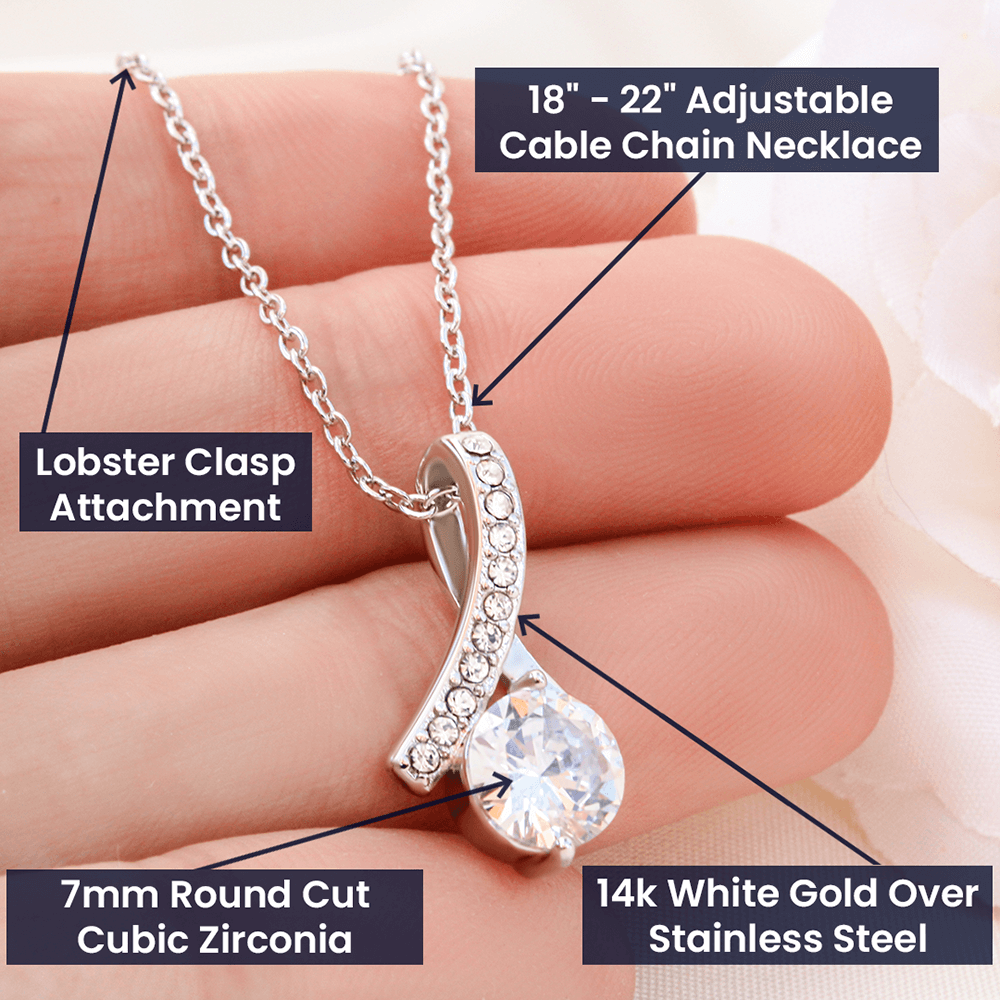 litzzy To My Beautiful Daughter - I Closed My Eyes - Alluring Beauty Necklace jewelry   