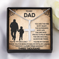 litzzy To My Dad - The Superhero In My Life - To My Dad necklace, dad gifts from daughter, dad gifts from son, Thank you Dad gift, Son daughter to Dad Gift Jewelry Two Toned Box  