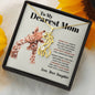 litzzy Litzzy Necklace To My Dearest Mom Stand Tall, mothers day gift,mother daughter jewelry, birthday gift Jewelry   
