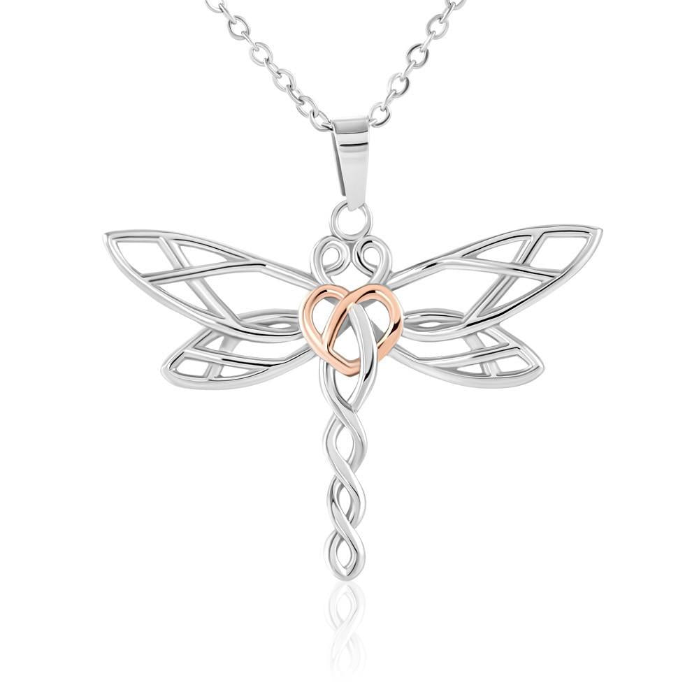 litzzy This 2021 - Stay Strong - Dragonfly Necklace Jewelry   