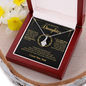 litzzy Always Keep Me In Your Heart, Litzzy To My Daughter Jewelry Mahogany Style Luxury Box (w/LED)  