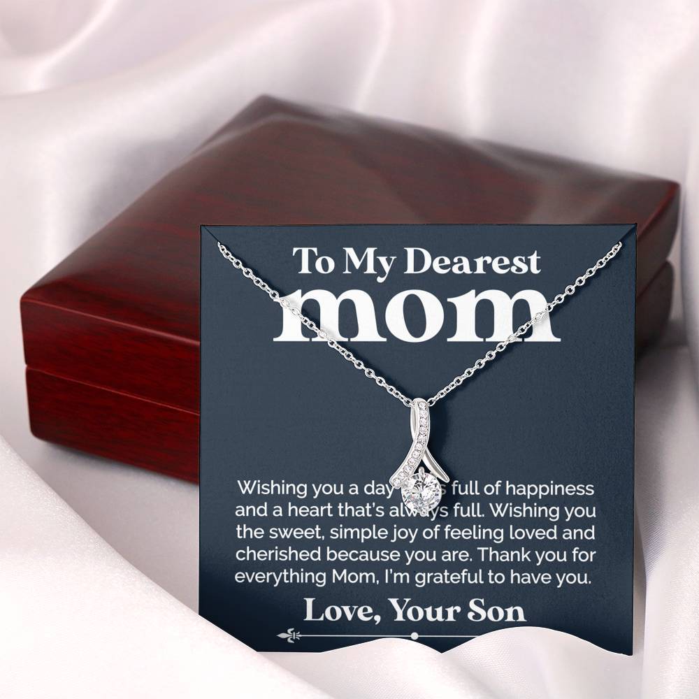 litzzy To My Dearest Mom - Grateful To Have You - Necklace Jewelry   