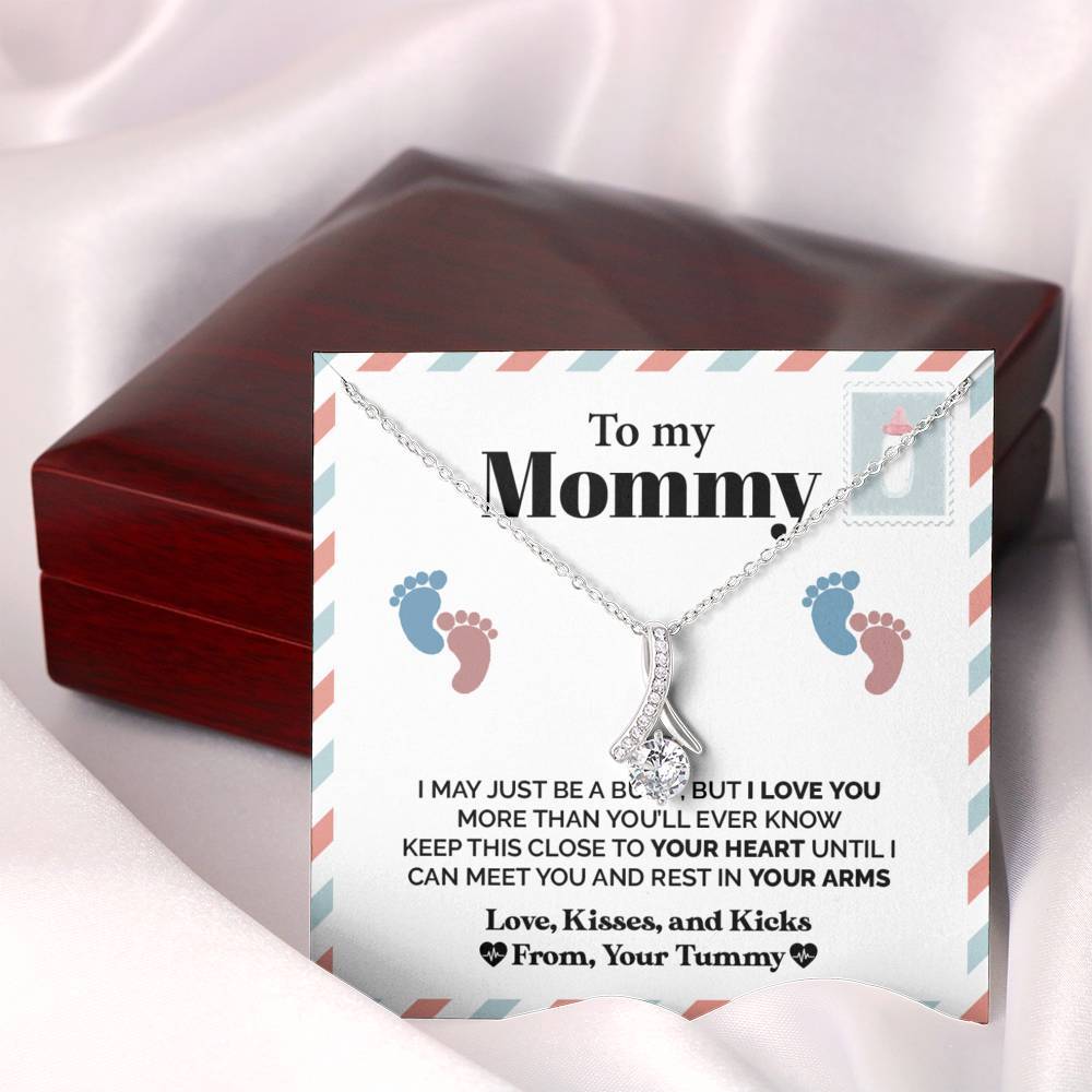 litzzy To My Mommy - Alluring Necklace - Love, Kisses, and Kicks Jewelry   