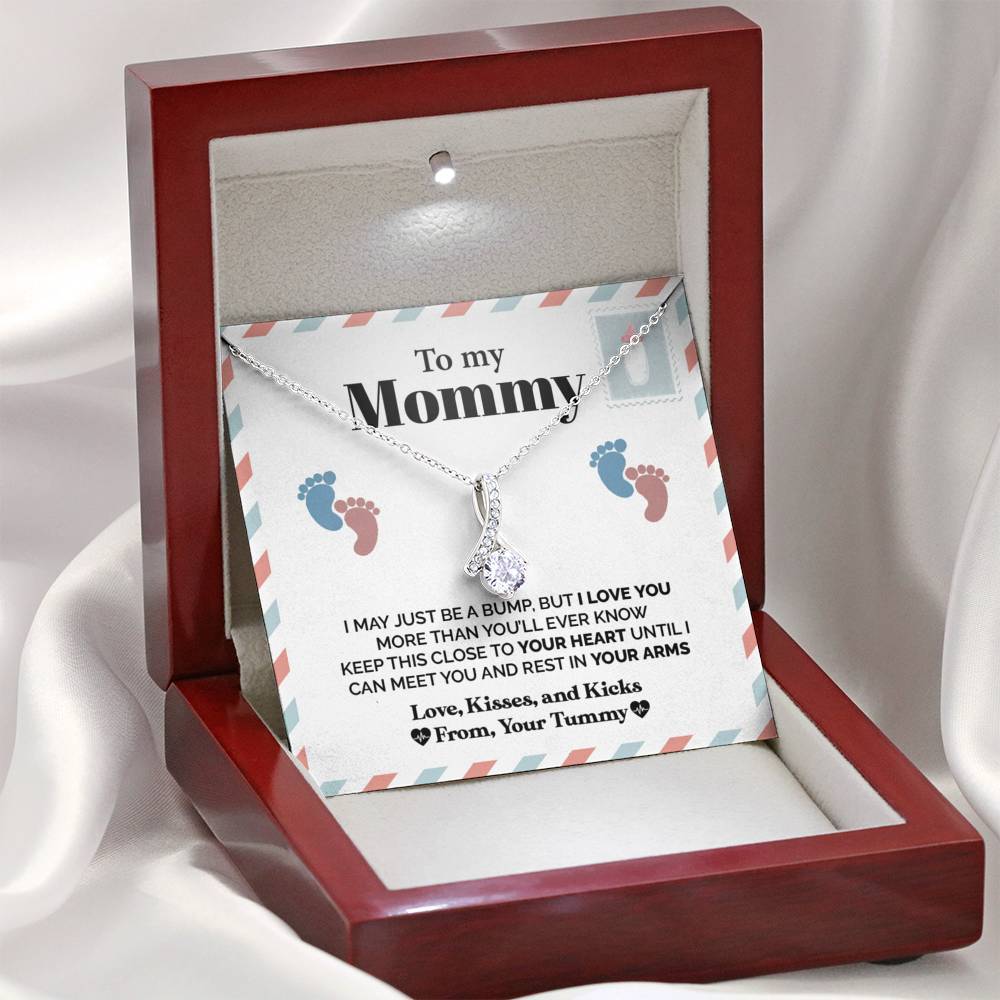 litzzy To My Mommy - Alluring Necklace - Love, Kisses, and Kicks Jewelry   