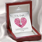 litzzy Necklace Gift For Daughter From Dad, Litzzy To My Daughter Jewelry Luxury Box  
