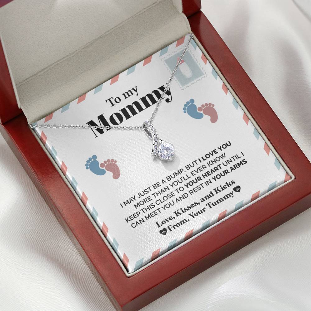 litzzy To My Mommy - Alluring Necklace - Love, Kisses, and Kicks Jewelry   