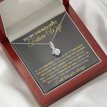 litzzy To My Future Wife - Smokin' Hot - Litzzy Alluring Beauty Necklace - Necklace for Wife from Husband Jewelry Luxury Box  