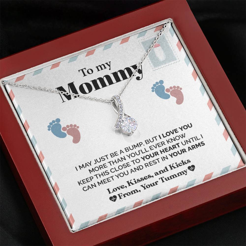 litzzy To My Mommy - Alluring Necklace - Love, Kisses, and Kicks Jewelry   