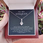 litzzy To My Soulmate - Never Forget That I Love You - Alluring Necklace - Necklace Gift For Her, Wife, Girlfriend, Anniversary, Wedding, Valentine, Birthday with Message Card Jewelry Mahogany Style Luxury Box  