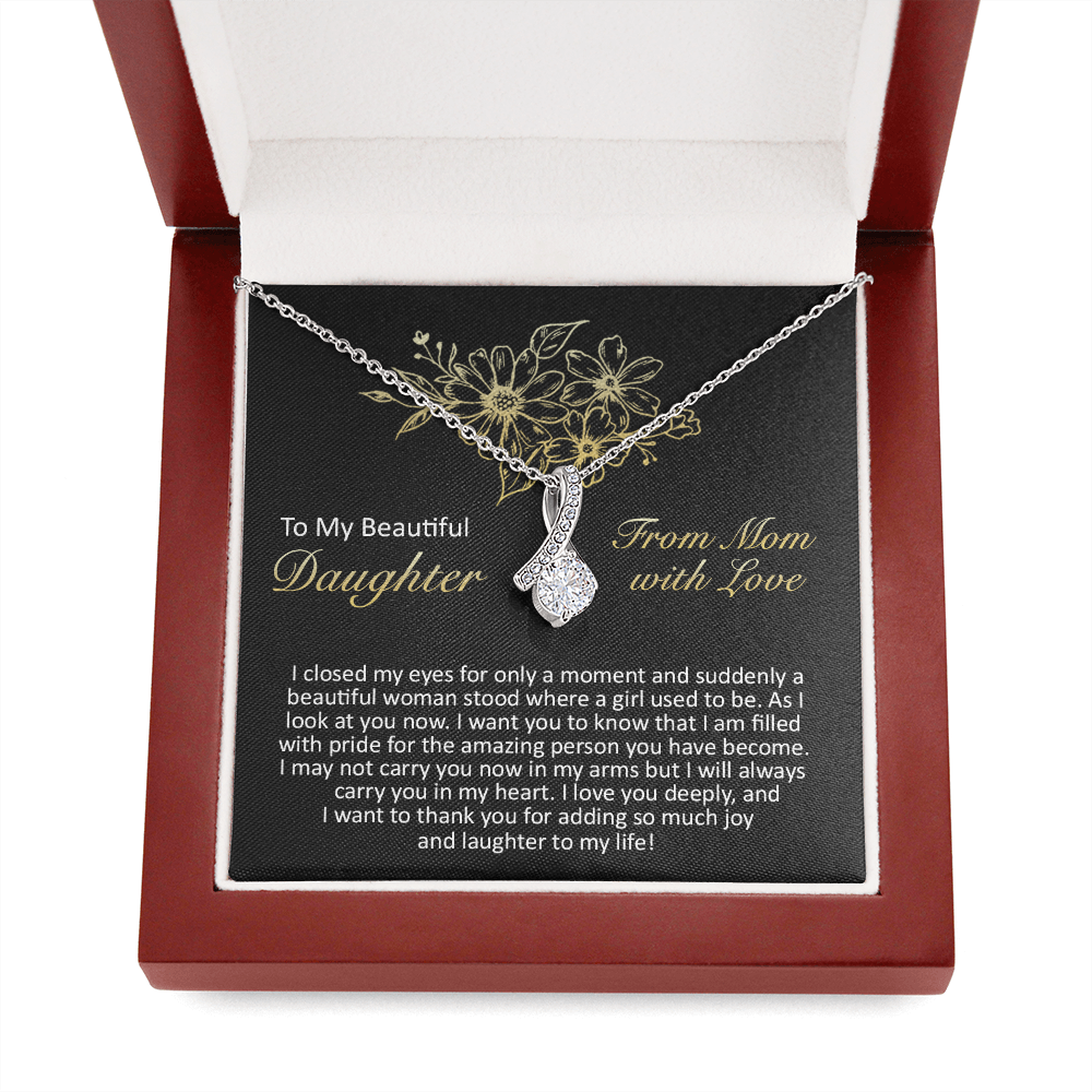 litzzy To My Beautiful Daughter - I Closed My Eyes - Alluring Beauty Necklace jewelry   
