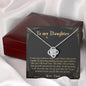 litzzy I want you to believe deep in your heart , Litzzy To My Daughter Jewelry Mahogany Style Luxury Box  