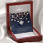 litzzy Litzzy Love Knot Necklace To my Mom, All of Us are guarded by the most powerful of all Angels Mothers day Jewelry, Gifts set Jewelry   