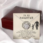 litzzy I Am The Storm, Litzzy To My Daughter Jewelry Mahogany Style Luxury Box  