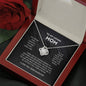 litzzy Litzzy Love Knot Necklace To my Mom, You're The World Mothers Day Jewelry, Necklace gifts set from Son, Daughter Jewelry   